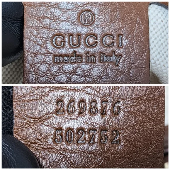 Gucci GG Canvas Top Handle Bag Brown/Beige